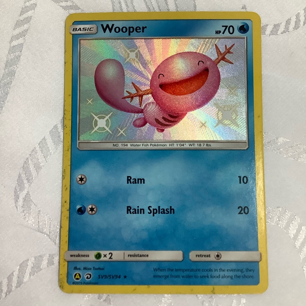 Off Colored Shiny Wooper Pokémon Used